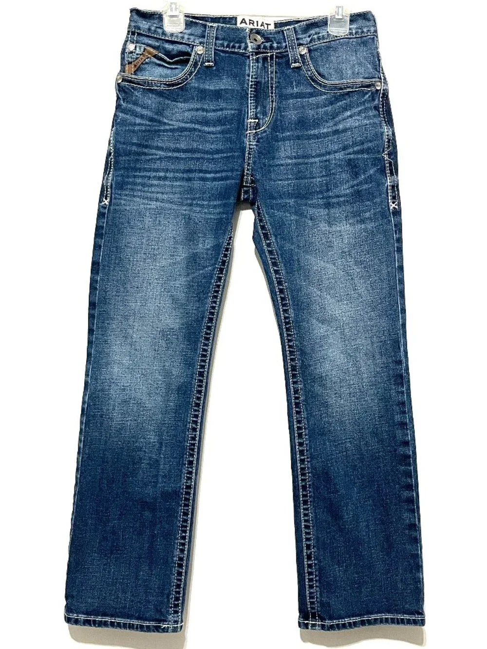 Ariat Mens M7 Rocker Coltrane Stackable Straight Leg Jeans Slim 31/30 Western